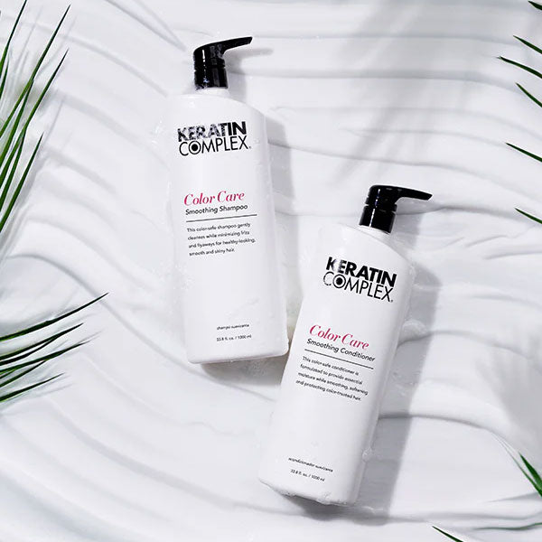 Keratin Complex Color Care Smoothing Conditioner – Sulfate-Free Conditioner for Color-Treated Hair, Frizz Control & Shine, 33.8 fl oz / 1000ml