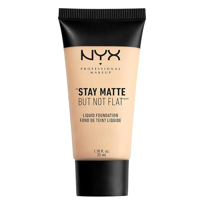 NYX PROFESSIONAL MAKEUP Stay Matte But Not Flat Liquid Foundation, Ivory