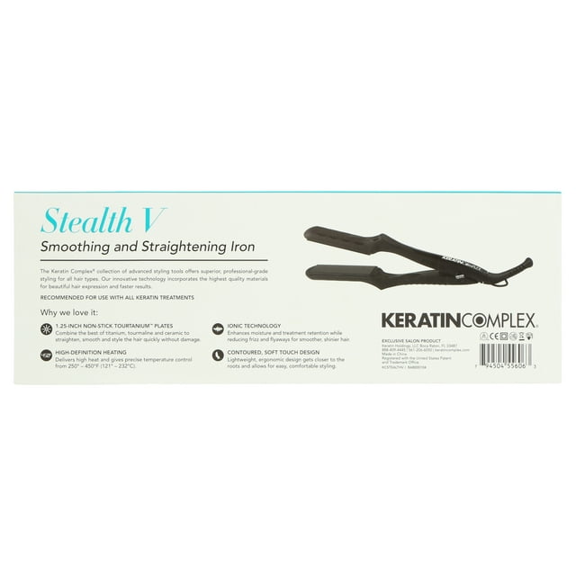 Keratin Complex Stealth V Digital Smoothing & Straightening Iron 1.25 Inch