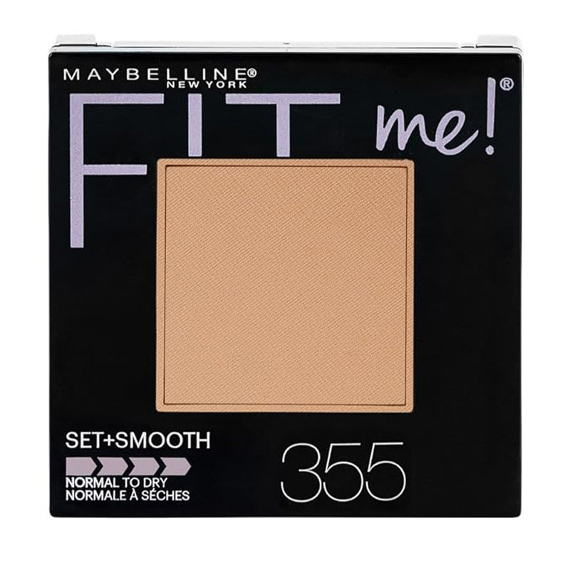 Maybelline New York Fit Me Set + Smooth Powder Makeup, Coconut, 0.3 oz.