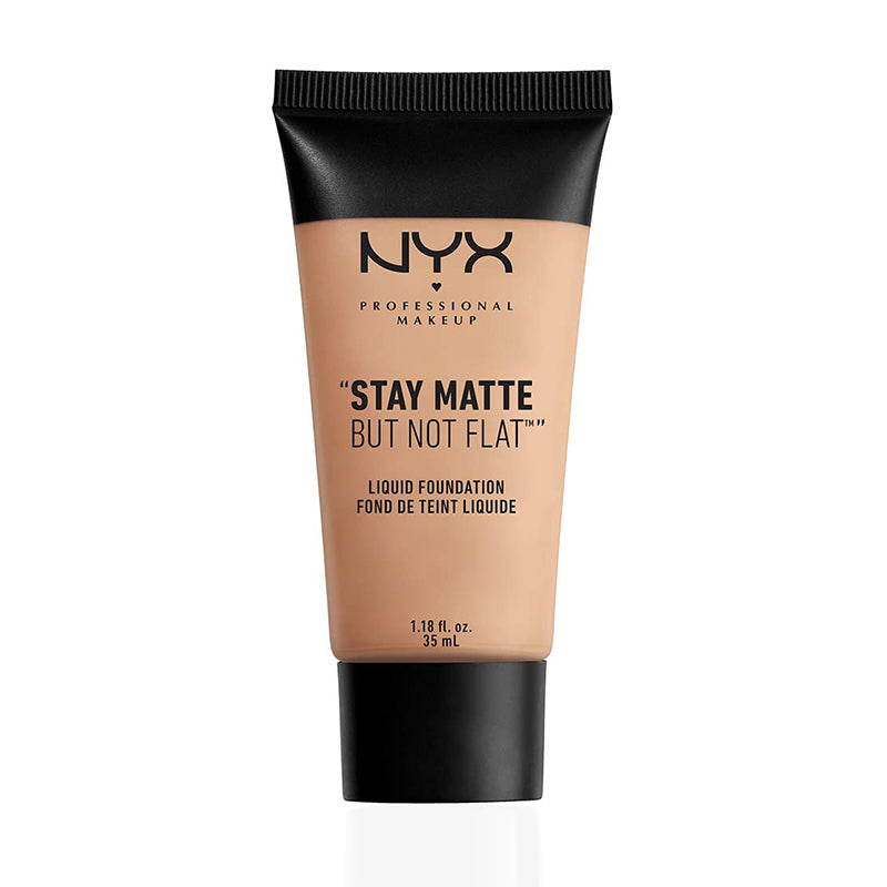 NYX PROFESSIONAL MAKEUP Stay Matte But Not Flat Liquid Foundation, Soft Beige