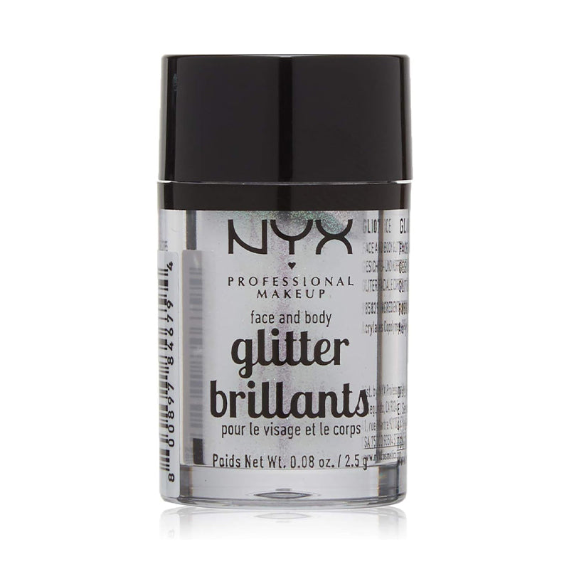 NYX PROFESSIONAL MAKEUP Face & Body Glitter, Ice