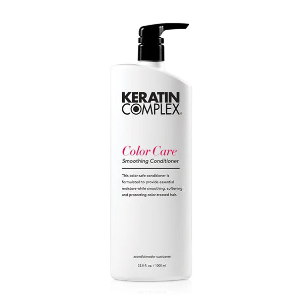 Keratin Complex Color Care Smoothing Conditioner – Sulfate-Free Conditioner for Color-Treated Hair, Frizz Control & Shine, 33.8 fl oz / 1000ml