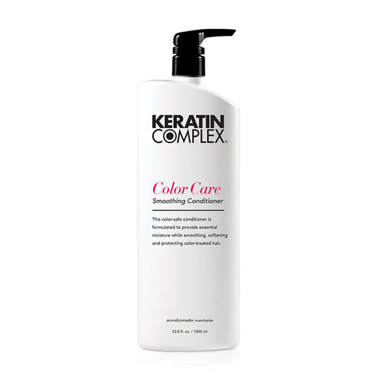 Keratin Complex Color Care Smoothing Conditioner – Sulfate-Free Conditioner for Color-Treated Hair, Frizz Control & Shine, 33.8 fl oz / 1000ml