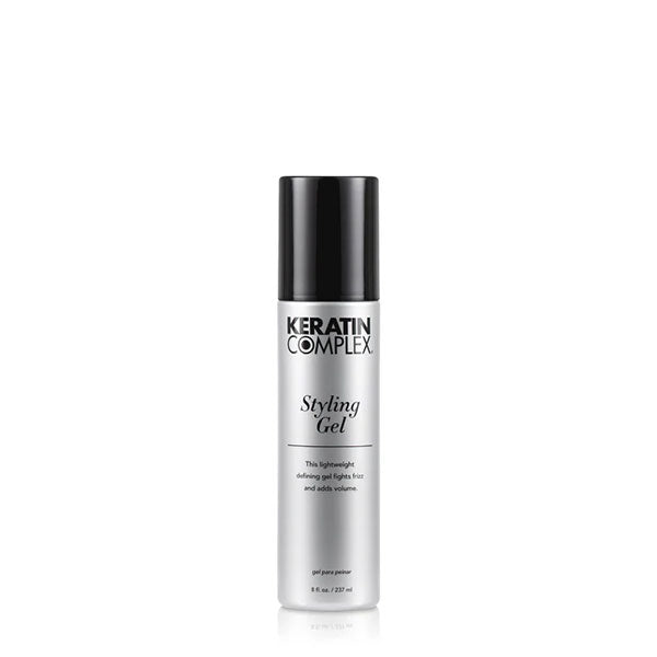 Keratin Complex Styling Gel – 8 oz | Professional Flexible Hold Styling Gel with Frizz Control & Shine