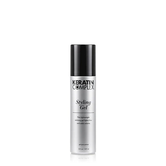 Keratin Complex Styling Gel – 8 oz | Professional Flexible Hold Styling Gel with Frizz Control & Shine