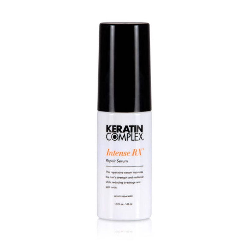 Keratin Complex Intense Rx Repair Serum – Keratin Hair Repair Treatment for Damaged, Dry & Frizzy Hair, 1.5 oz / 45ml