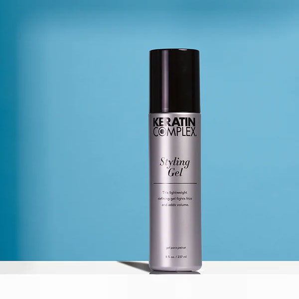 Keratin Complex Styling Gel – 8 oz | Professional Flexible Hold Styling Gel with Frizz Control & Shine