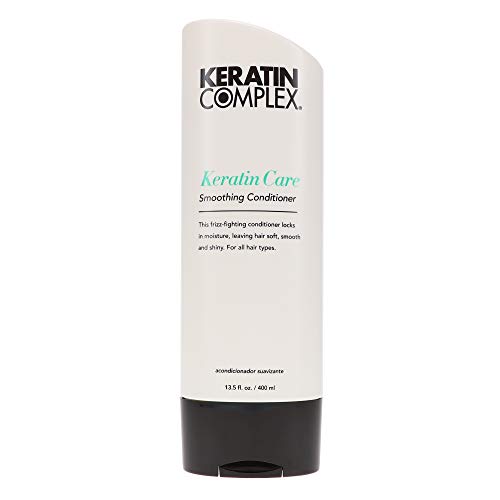 Keratin Complex Care Frizz Fighting and Moisturizing Conditioner, Enhances Softness, Smoothness, Shine, No Sodium Chloride for All Hair Types, 13.5 Fl Oz