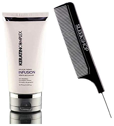 Keratin Complex INFUSION KERATIN REPLENISHER, Infusion Therapy (STYLIST KIT) Hydates & Smoothes Hair for a SILKY, SHINY, FINISH (2.5 oz / 75 ml - ORIGINAL SIZE)