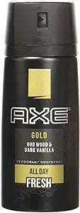 4 Oz Gold Oud Wood & Dark Vanilla 48hr Fresh Deodorant Body Spray