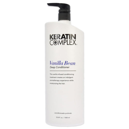 KC33.8VBN4 Keratin Complex Vanilla Bean Deep Conditioner - 33.8oz / 1000ml w/Pump