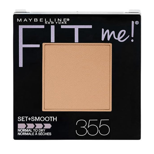 Maybelline New York Fit Me Set + Smooth Powder Makeup, Coconut, 0.3 oz.