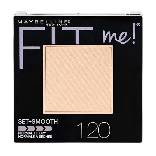 Maybelline New York Fit Me Set + Smooth Powder Makeup, Classic Ivory, 0.3 oz.