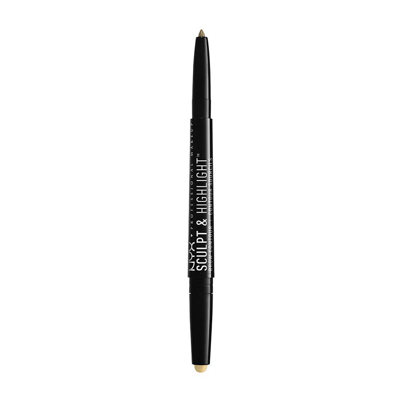 NYX PROFESSIONAL MAKEUP Sculpt and Highlight Brow Contour, Eyebrow Pencil, Blonde Ivory