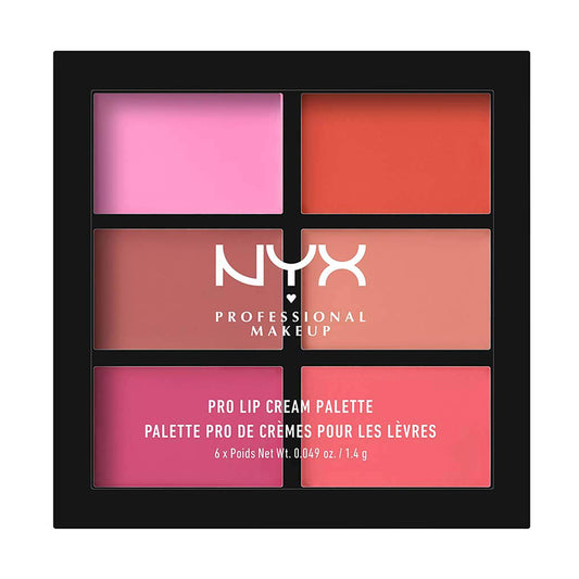 NYX PROFESSIONAL MAKEUP Pro Lip Cream Palette, The Pinks, 0.317 Ounce