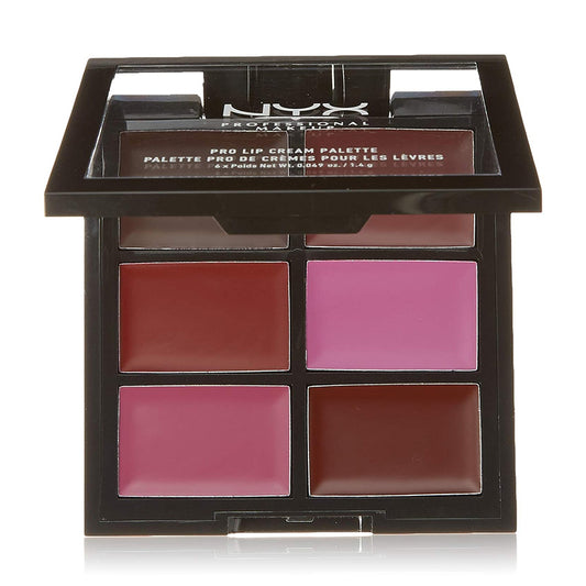 NYX PROFESSIONAL MAKEUP Pro Lip Cream Palette, The Plums, 0.317 Ounce