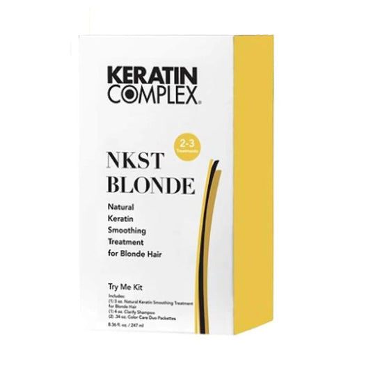 Keratin Complex NKST BLONDE Natural Keratin Smoothing Treatment for Blonde Hair - Try Me Kit