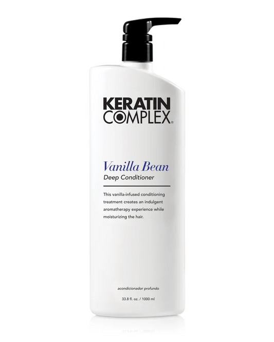 Coppola Keratin Complex Vanilla Bean Deep Conditioner with Keratin – 33.8 oz | Intensive Moisturizing & Repair Hair Treatment for Dry and Damaged Hair